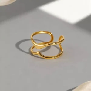 Nhẫn Double Line